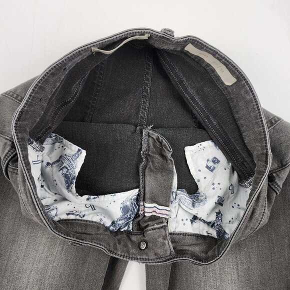 Pilcro & The Letterpress Jeans Womens 32x28 Gray Stet Skinny Leg Denim - Picture 5 of 10